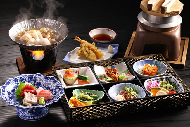 【源泉のお宿 湯河原千代田荘】秋の湯河原を味わう、彩り豊かな夕食膳の提供開始