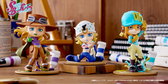【新発売】アニメ『スティール・ボール・ラン ジョジョの奇妙な冒険』のキャラクターたちがオープンフィギュアシリーズ【PalVerse Pale.】に登場！
