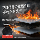 耐熱・難燃素材を採用した多層構造 耐熱・難燃素材を採用した多層構造