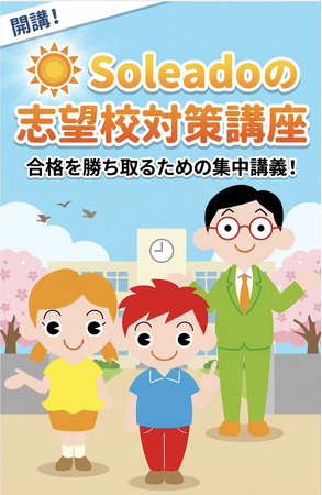 【中学受験】大手塾でカバーしきれない志望校対策をフルオーダーで！オンライン完全個別指導Soleadoが「志望校対策講座」を本格開講