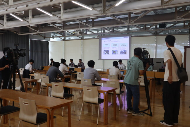 報道各社向け安全説明会を開催
