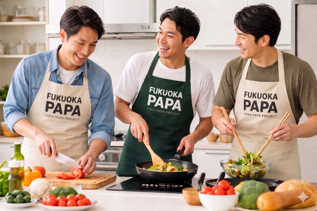 【福岡県庁】県内各地で開催!料理と育児を楽しく学ぶ「よかパパ料理・育児セミナー」参加者募集!
