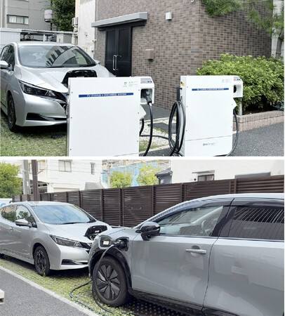 「防災の日」に集合住宅エレベータを電気自動車で駆動、新電元工業と辰巳菱機が都内高層マンションでV2X充放電器の防災ソリューション実証に成功！