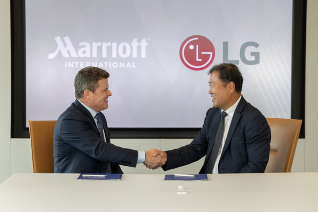 LGエレクトロニクスとマリオット・インターナショナル、次世代スマートホテルの実現に向け戦略的提携を締結