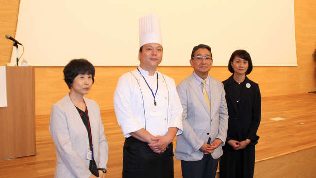 第32回日本看護診断学会学術大会の共同企画セミナーにて、ドクターリセラと京都府立医科大学で共同開発した百寿弁当をお披露目