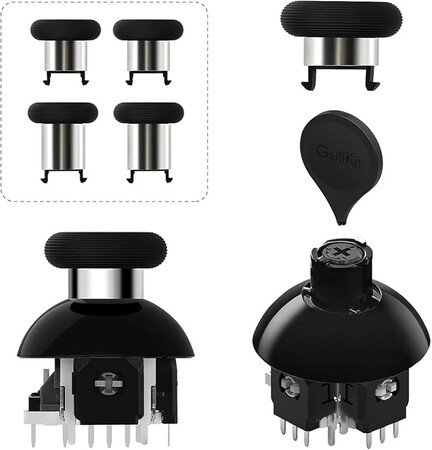【楽天スーパーSALE9/4～】非接触TMRセンサーでドリフト対策｜GuliKit TMR電磁式ジョイスティック DualSense/DualSense Edge対応 交換用モジュールが特別価格