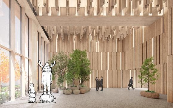 日本橋本町三井ビルディング &forest　現代美術作家・平子雄一氏の大型立体作品を初の常設展示