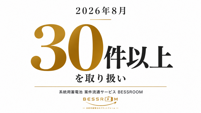 系統用蓄電池の権利案件、条件が整わない案件の受付を継続。8月は30件以上を取り扱い