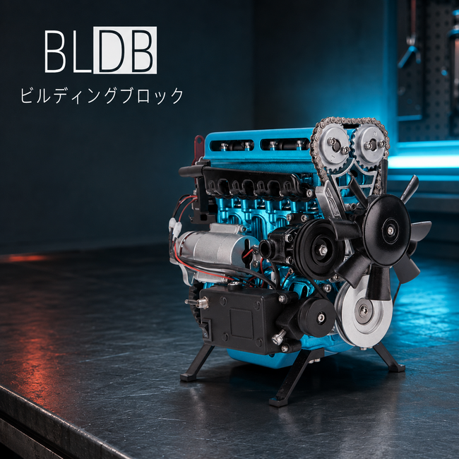 新商品発売記念、金属エンジンモデル全品25％OFF。BLDBがTECHING「DM13」とクーポン「NEWS25」を案内