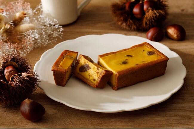 国産和栗のペーストと甘露煮の贅沢な味わい～「手焼きチーズケーキ（和栗）」を店舗・数量限定発売！