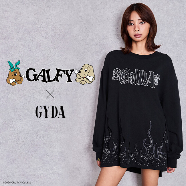 「GYDA（ジェイダ）」アパレルブランド「GALFY（ガルフィー）」との最新コラボレーションアイテムを9月11日(金)に予約販売開始