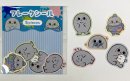 コレクション心をくすぐる、様々なポーズのキャラクターフレークシール コレクション心をくすぐる、様々なポーズのキャラクターフレークシール