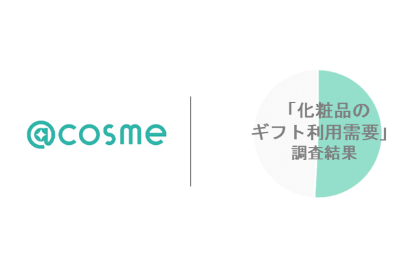 @cosme「化粧品のギフト利用需要」調査結果