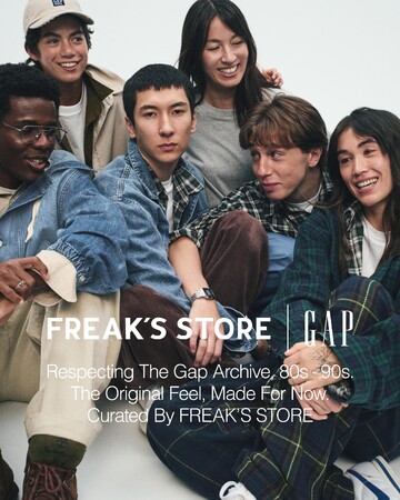 「FREAK’S STORE」× 「Gap」初のエクスクルーシブコレクションを9月17日(木)より発売決定！
