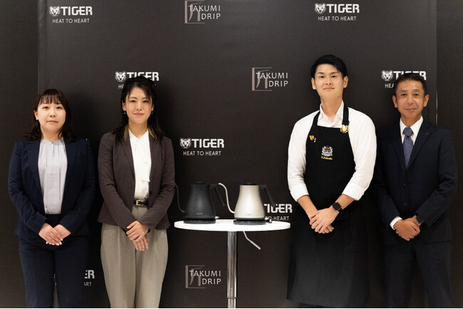 タイガー史上最高の注ぎ心地　蒸気レス電気ケトルPCZ-A080 新製品発表会を開催