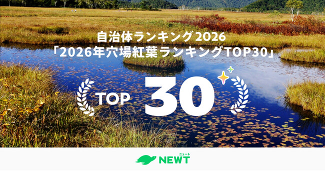 旅行アプリ『NEWT（ニュート）』、全国1,741自治体を徹底調査！2026年穴場紅葉ランキングTOP30