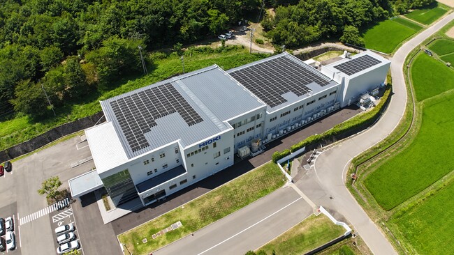HIOKI、本社に続き上田第二工場で太陽光発電設備の稼働を開始
