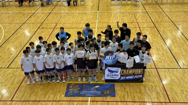 中学生の試合とプロ選手との交流を、多古町で。CHIBA SKY WINGSが「SKYWINGS Festa × Horizon Cup」を開催