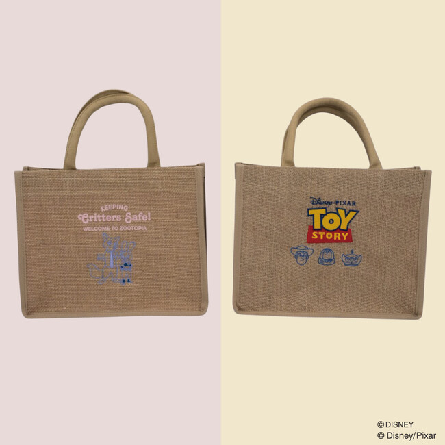 【Disney THE MARKET 2026 in ジェイアール京都伊勢丹】『ズートピア』『トイ・ストーリー』のジュートランチバッグが登場！ 9月16日（水）より先行販売