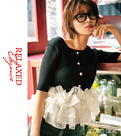 【COCO DEAL】9/10（木）俳優・岡崎紗絵が纏うフェミニンカジュアル。秋を楽しむLOOKBOOK vol.1を公開。