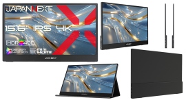 JAPANNEXTが15.6インチのIPSパネルを搭載した4KモバイルモニターをAmazon限定 35,980円で9月10日(木)に発売 JAPANNEXTが15.6インチのIPSパネルを搭載した4KモバイルモニターをAmazon限定 35,980円で9月10日(木)に発売