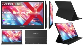 JAPANNEXTが13.3インチのIPSパネルを搭載したフルHDモバイルモニターをECサイト限定 17,980円で9月10日(木)に発売 JAPANNEXTが13.3インチのIPSパネルを搭載したフルHDモバイルモニターをECサイト限定 17,980円で9月10日(木)に発売