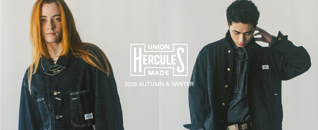 JOHNBULL 監修「UNION HERCULES MADE（ユニオン ヘラクレス メイド）」の2026年秋冬コレクション第一弾 LOOKBOOK公開