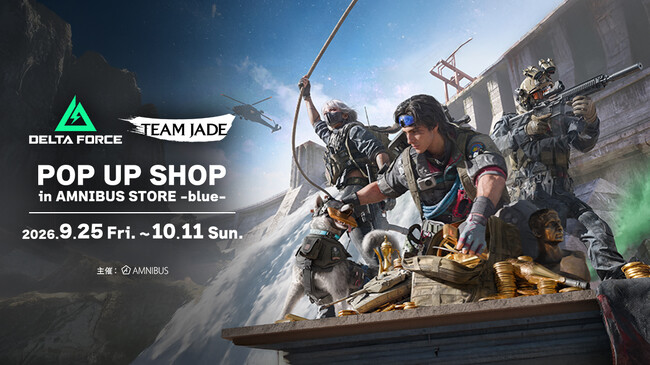 「『Delta Force』 POP UP SHOP in AMNIBUS STORE -blue-」が開催決定！
