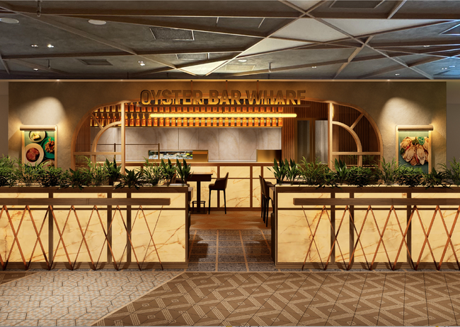 2026年10月2日（金）11時 ニュウマン横浜８F「横浜Wharf（ワーフ）」GRAND OPEN！NEWoMan新宿・高輪で人気のオイスターバーがついに横浜初上陸。