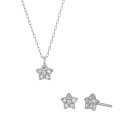 Pt950 ダイヤモンド ネックレス、ピアス Pt950 ダイヤモンド ネックレス、ピアス