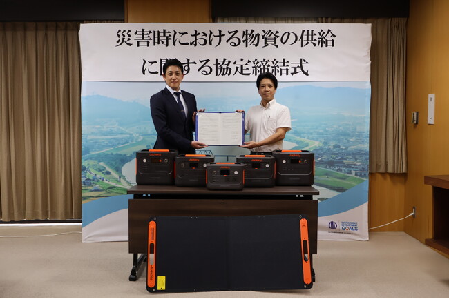 Jackeryと兵庫県加古川市は、「災害時における物資の供給に関する協定書」を締結しました