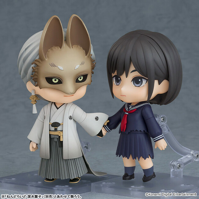 サイコロジカルホラーゲーム『SILENT HILL f』より、「深水雛子」「狐面の男」がねんどろいどになって登場。あみあみにて、それぞれ予約受付中。