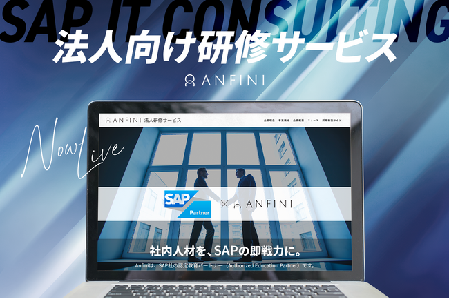 株式会社Anfini、現役コンサルタントによる法人向け研修サービスページを開設