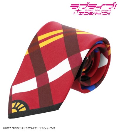 『ラブライブ！サンシャイン!!』のHAPPY PARTY TRAIN モチーフ ネクタイ、ラスターカラーグラスの受注を開始！！アニメ・漫画のオリジナルグッズを販売する「AMNIBUS」にて