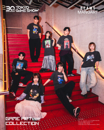 BEAMS50周年とTOKYO GAME SHOW30周年を記念し、〈BEAMS MANGART〉から「GAME ARTeee COLLECTION」を9月15日（火）から発売