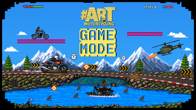 「GAME MODE ON！」ロイヤルエンフィールドがレトロな16ビットをテーマにした『ART OF MOTORCYCLING』シーズン6を発表