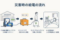 物流倉庫を地域の「非常時電源」に「電源ドナー協会」に加盟し、静岡県内3拠点で在宅患者への給電に協力