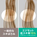 少しずつ髪の量を調整しやすい、スキ率15%※のスキばさみ 少しずつ髪の量を調整しやすい、スキ率15%※のスキばさみ