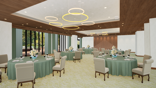 ハイランドリゾート ホテル＆スパ、自然を感じる新バンケットgarden banquet「KOMOREBI（コモレビ）」9/18（金）リニューアルオープン