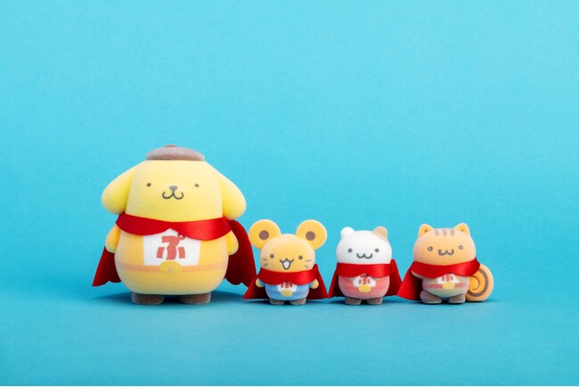 サンリオキャラクターズ「ポムポムプリン」デビュー30周年記念！　オリジナル限定デザインのポムポムヒーローマスコットが9月15日（火）本日発売！