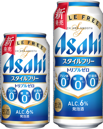 『アサヒスタイルフリートリプルゼロ』販売好調 年間販売目標を2割増の180万箱へ上方修正