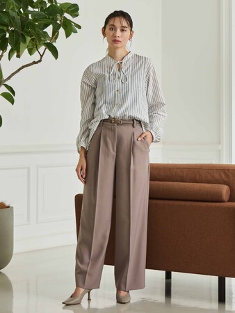 人気の「ORIHICAフラミンゴPANTS(R)」シリーズからトレンド感のある「タックワイド」が今季も登場！
