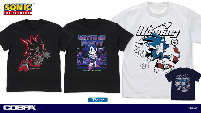 『ソニック・ザ・ヘッジホッグ』ソニック、シャドウ、チャオたちのパーカー、Tシャツからステッカーまで登場！東京ゲームショウ2026先行販売も決定！【株式会社コスパ】