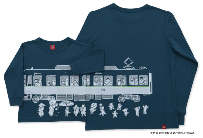 京阪13000系をモチーフにしたデザインTシャツが先行販売で登場!