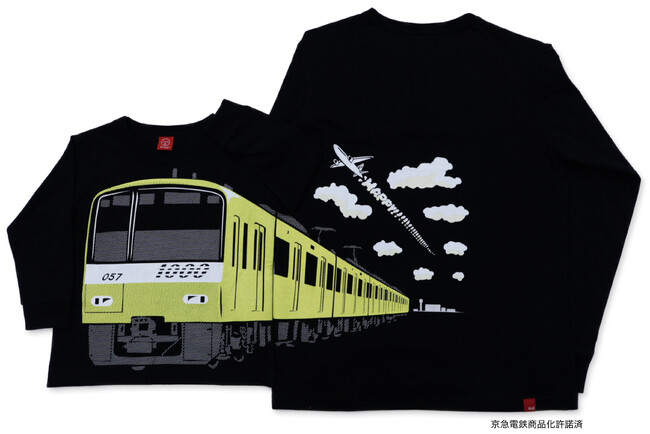 京急1000形×OJICO「イエローハッピートレイン」長袖Tシャツが先行販売で登場!