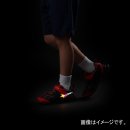 足の動きに反応して光るLED搭載 足の動きに反応して光るLED搭載