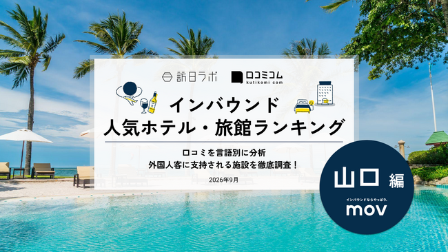 【独自調査】2026年最新：外国人に人気のホテル・旅館ランキング［山口編］1位は「ホテル西長門リゾート」！| インバウンド人気ホテル・旅館ランキング　#インバウンド #MEO