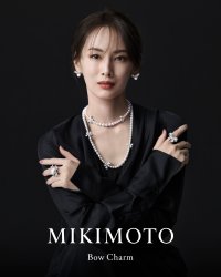 北川景子がまとう「Bow Charm」新作ジュエリー　MIKIMOTOが描くコレクションの世界観を美しく体現