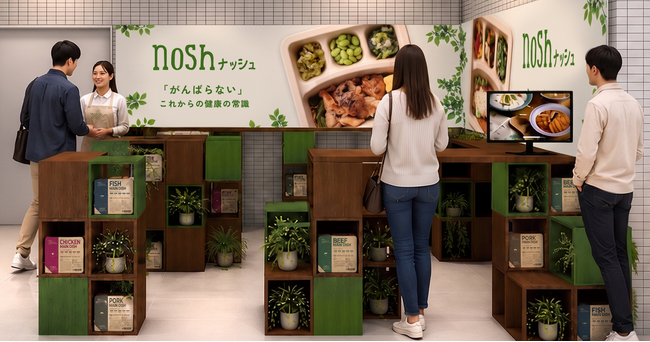冷凍宅配食サービス「nosh」があべのキューズモールにPOP UPストアを出店