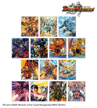 『デュエル・マスターズ』のトレーディングアクリルカード、プルオーバーフーディー、Tee、チェンジングマグカップなどの受注を開始！！アニメ・漫画のオリジナルグッズを販売する「AMNIBUS」にて